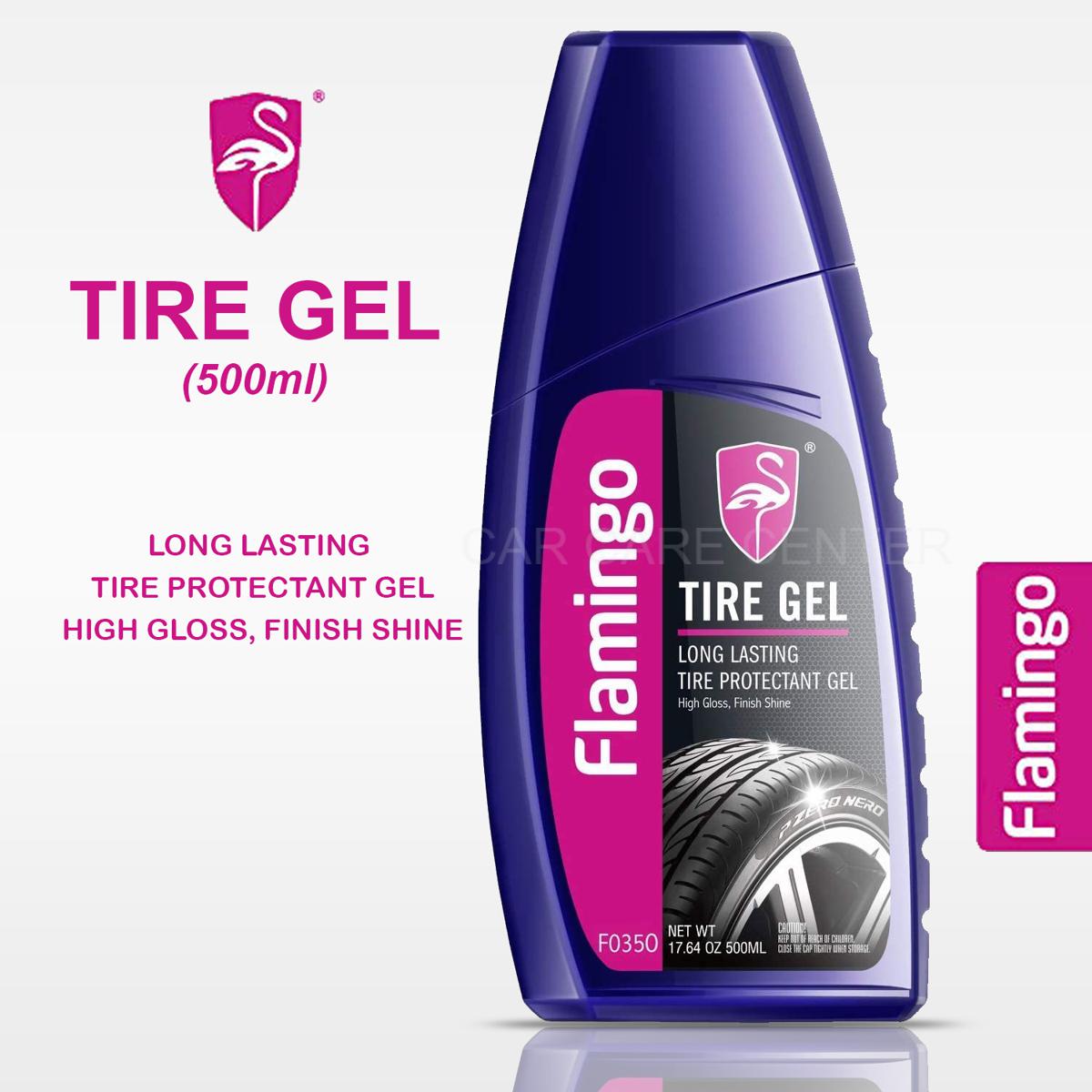 Car Tire Gel Flamingo Plastic Can Pack 500Ml F35W (China)