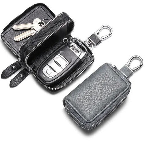 Car Key Chain Pouch/Zipper Type Without Logo Rectangle Shape Black Poly Bag Pack Range Rover (China)
