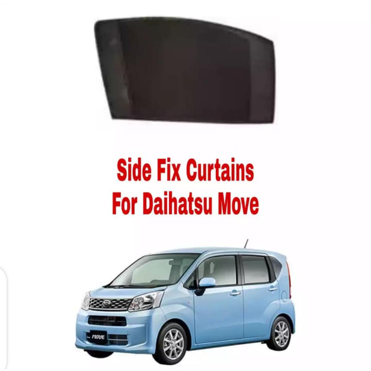 Car Curtain Side Fix Daihatsu Move 2015-2018 Black