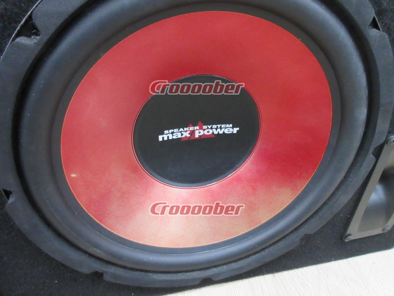 Car Audio Speaker Subwoofer / Woofer Maxx Power 12" Round Shape 1000W 4 Ohm Base Tube / Woofer Chc Black Colour Box Pack Mr-1260 (China)