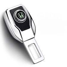 Seat Belt Hook Metal Material Honda Logo 01 Pc/Pack With Button Poly Bag Pack (China)