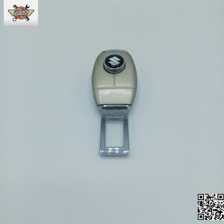 Seat Belt Hook Metal Material Suzuki Logo 01 Pc/Pack With Button Poly Bag Pack (China)