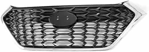 Front Grill Upper/Oem Type Bmw Design Hyundai Tucson 2021 Without Logo 01 Pc/Set Gloss Black (China)