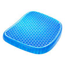 Car Bottom Cushion Mesh/Gel Material Large Size Beige 01 Pc/Pack Poly Bag Pack Oval Shape