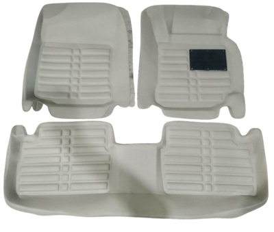 Car Floor Mat 5D Toyota Corolla 2012 Y-Grey Pvc 03 Pcs / Set Standard Quality (China)
