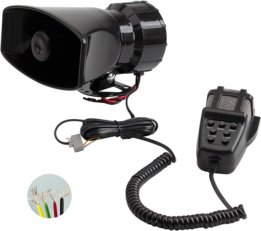 Automotive Electronic Siren (With Amplifier + Speaker + Pa System) 400W 12V (China) Premium Quality Cjb1220 Multiple Sounds