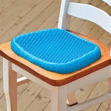 Car Bottom Cushion Mesh/Gel Material Large Size Beige 01 Pc/Pack Poly Bag Pack Oval Shape