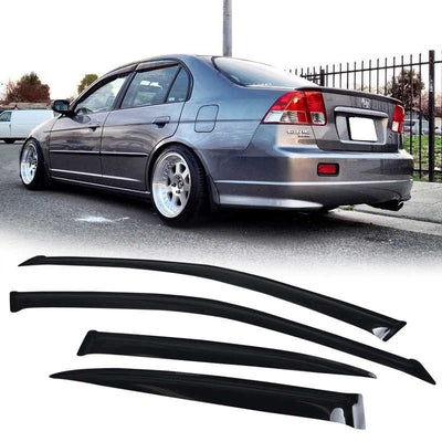 Air Press Bfk Injection Type Original Design With Chrome Border Clip Fitting Honda Civic 2005 Colour Box Pack 04 Pcs/Pack Smoke (China)