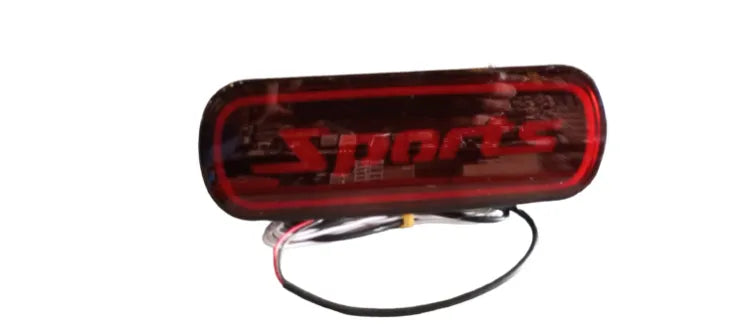 Car Third Brake Lamp Oem Fitting Suzuki Swift 2022 Under Rear Diffuser Fitting Rectangle Shape Plastic Housing Black Housing Parking + Brake Function Red Led Colour Box Pack (China)