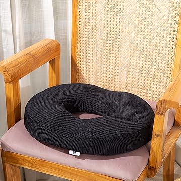 Car Bottom Cushion Fabric/Gel Material Large Size Black 01 Pc/Pack Poly Bag Pack