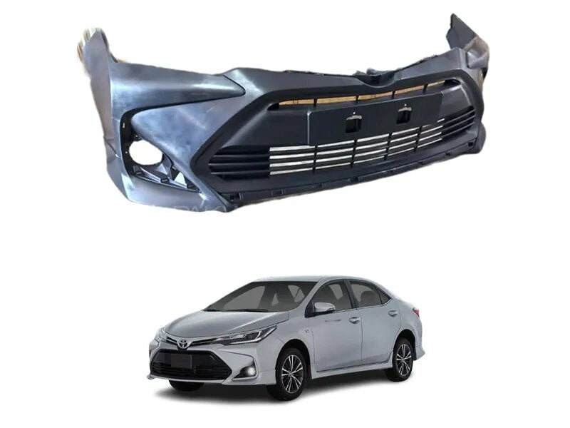 Face Up Lift X Corolla / Camry Style Toyota Corolla 2018 Abs Material Front + Back Sides Without Drl Covers Not Painted 14 Pcs/Set (China)