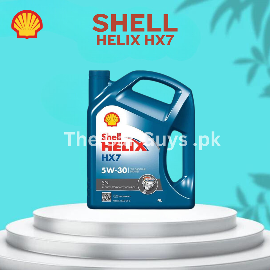 Engine Oil Shell Helix For Petrol Engine 5W-30 Sn 04 Litres Plastic Can Pack Synthetic Technology Hx7 (Pakistan)