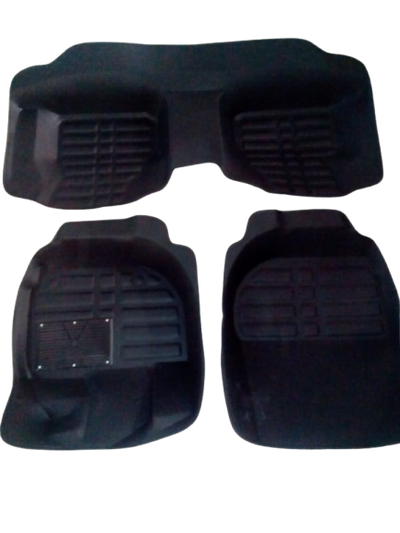 Car Floor Mat 5D Honda City 2021 Black Pvc 03 Pcs / Set (China)