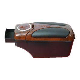 Car Arm Rest Console Hook Design Universal Fitting Chrome/Wood Colour Box Pack Fy-4800 (China)
