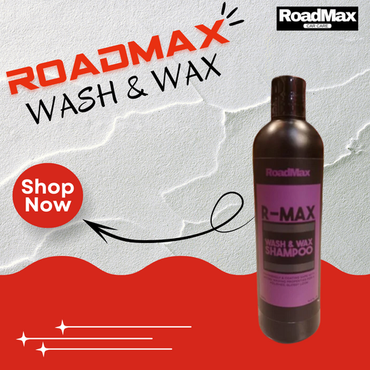 Car Shampoo & Wax Road Max Plastic Bottle Pack  500Ml