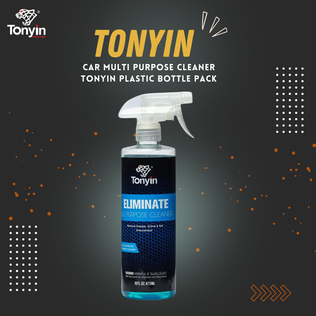 Car Multi Purpose Cleaner Tonyin Plastic Bottle Pack 473Ml Eliminate Tn08 (China)