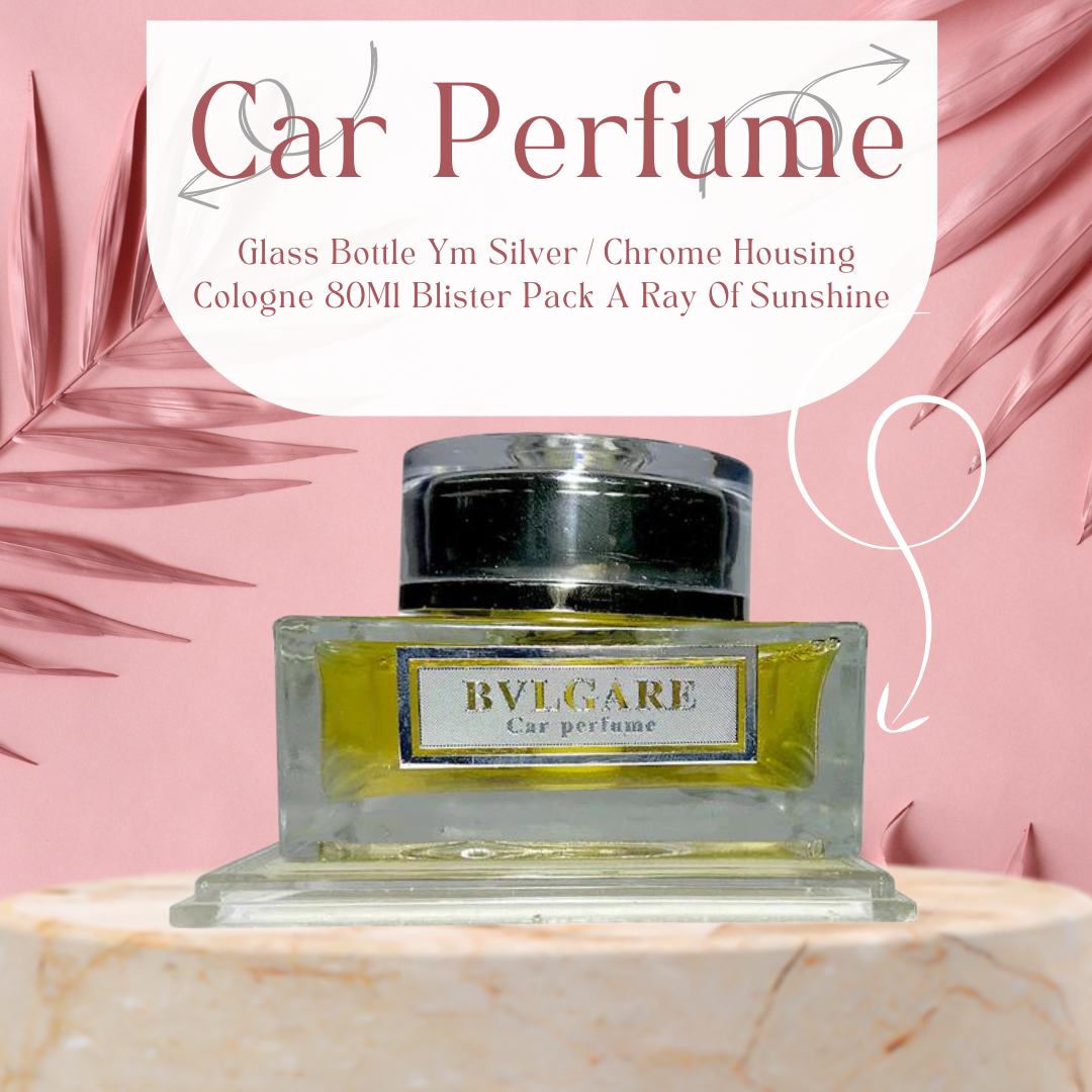 Car Perfume Glass Bottle Bvlgare Chrome Housing Orange Fragrance 60Ml Plastic Box Pack Ft-106 (China)
