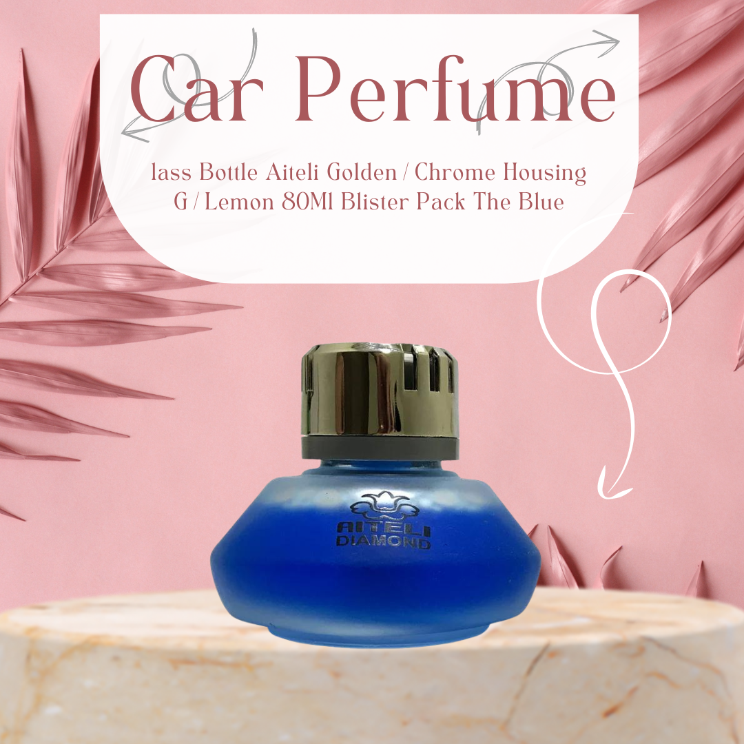 Car Perfume Glass Bottle Aiteli Blue/Chrome Housing Marine 65Ml Blister Pack Yalijia Da-340 (China)