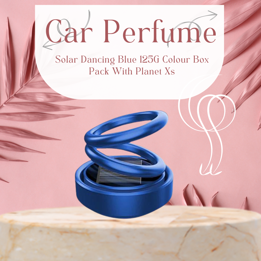 Car Perfume Solar Dancing Blue 125G Colour Box Pack With Planet Xs-188 (China)