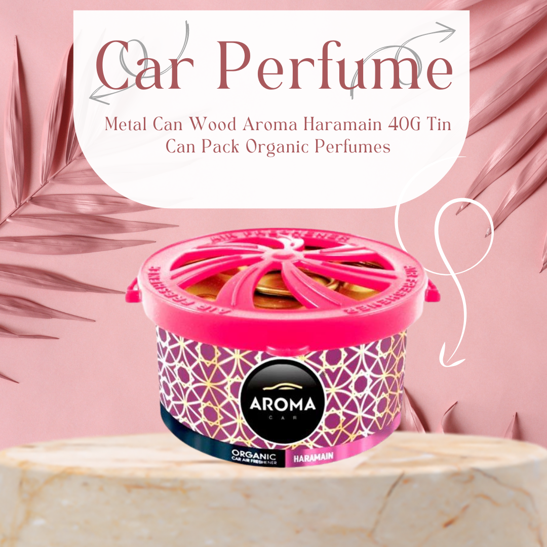 Car Perfume Metal Can Wood Aroma Haramain 40G Tin Can Pack Organic Perfumes S68698 (Eu)