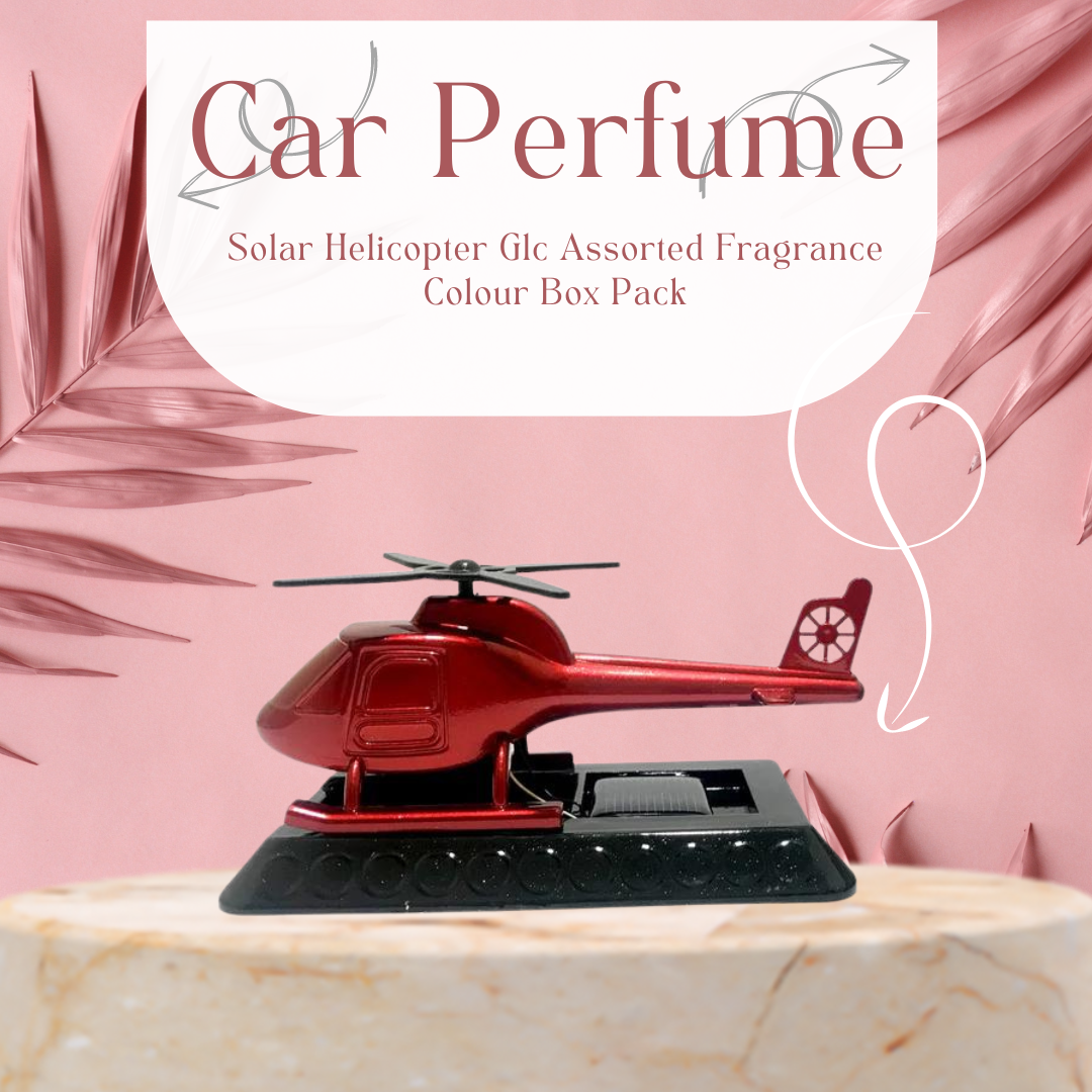Car Perfume Solar Helicopter Glc Assorted Fragrance Colour Box Pack K-886 (China)
