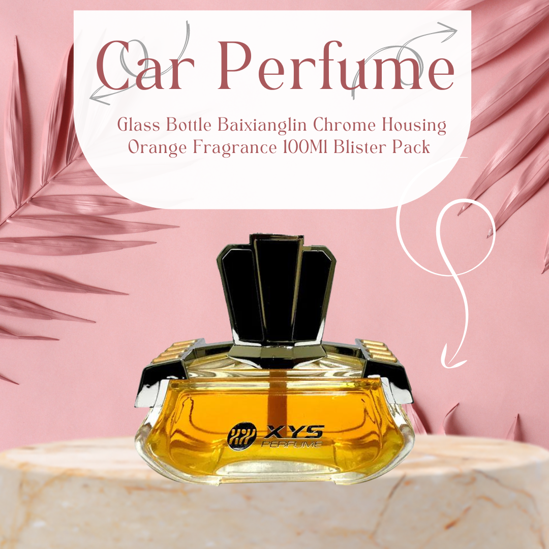 Car Perfume Glass Bottle Jiafen Chrome Housing France Spices 65Ml Blister Pack Xys Fy-7305 (China)