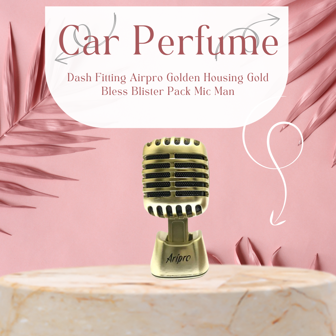Car Perfume Dash Fitting Airpro Golden Housing Romantic Encounter Blister Pack Mic Man Fy-2083 (China)