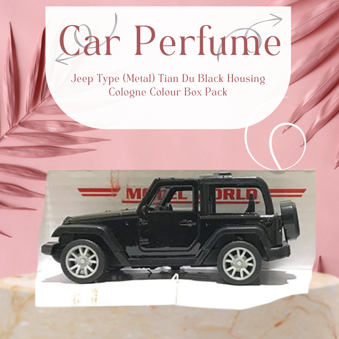 Car Perfume Jeep Type (Metal) Tian Du Black Housing Cologne Colour Box Pack Fy-1909 (China)