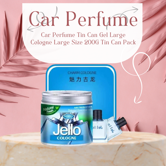 Car Perfume Tin Can Gel Large   Cologne Large Size 200G Tin Can Pack