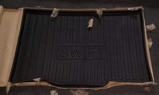 Car Trunk Mat Pvc Material Suzuki Swift 2022 Black  Swift Logo  01 Pc/Set (China)