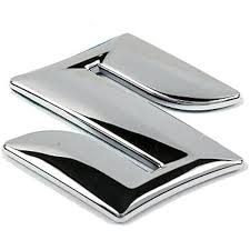 Auto Logo/Monogram Trunk Fitting Oem Type Suzuki Suzuki Universal Tape Type Fitting Plastic Chrome 01 Pc/Pack Poly Bag Pack (China)