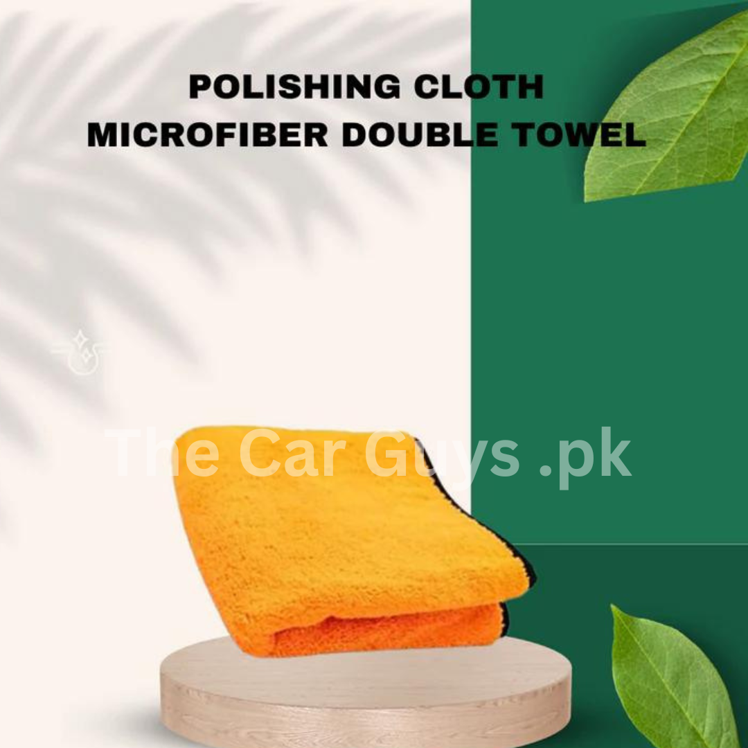 Automotive Washing / Cleaning / Polishing Cloth Microfiber Double Towel Premium Quality 40X60Cm Mix Colours 01 Pc/Pack (China)