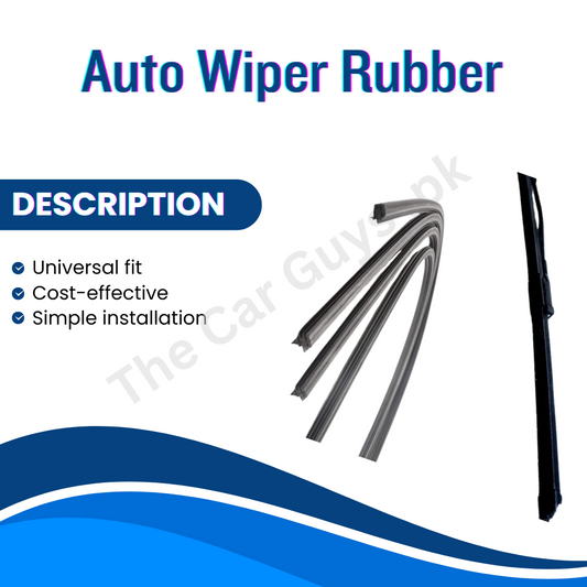 Auto Wiper Rubber / Refill Only  Rubber Material 26" / 650Mm 01 Pc/Pack Bulk Pack