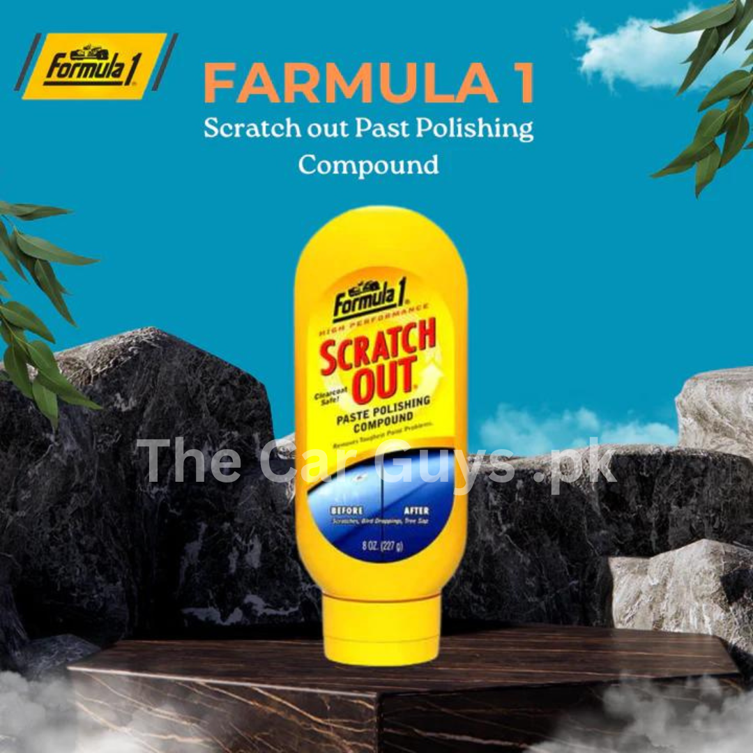 Car Body Paint Scratch Remover Formula-1 Paste Wax 227G Squeeze Tube Packing Paste Polishing Compound 708010 (Usa)