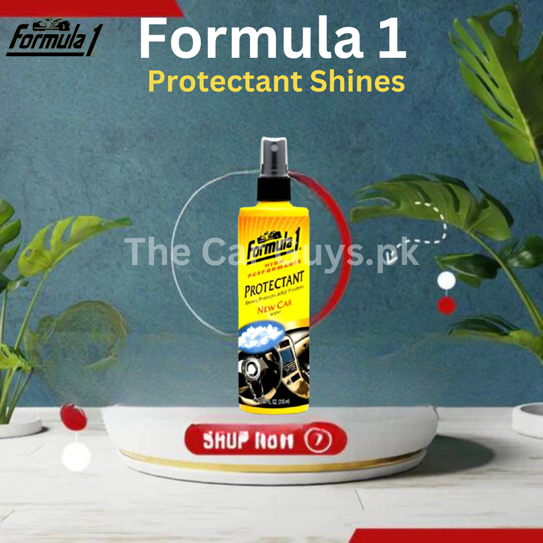Car Dashboard Polish Formula-1 New Car Plastic Bottle Pack 295Ml Protectant Shine Protects And Freshens 712400 (Usa)