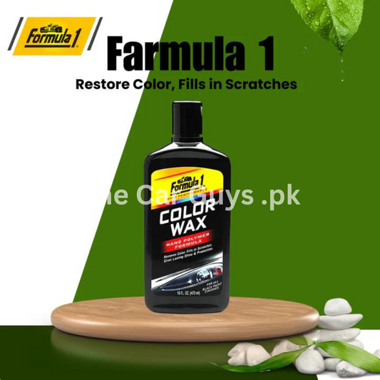 Car Body Polish Formula-1 Cream Based Plastic Bottle Pack  473Ml Color Wax Red Paint Finishes 615482 (Usa)