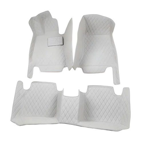 Car Floor Mat 7D Toyota Corolla 2012 Y-Grey Pvc 03 Pcs / Set (China)