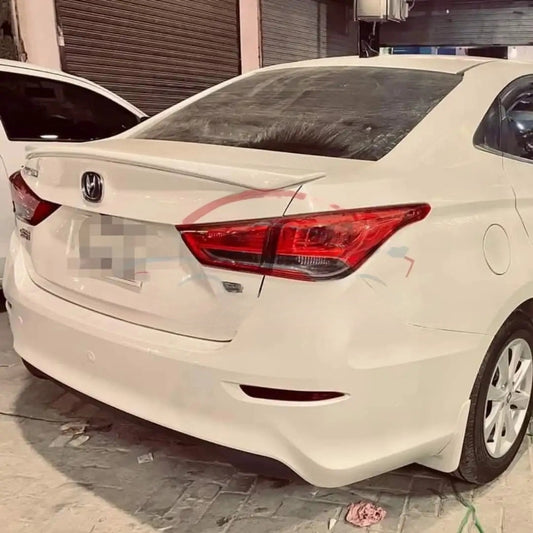 Car Spoiler Trunk Type Changan Alsvin 2021 Modulo Design Fgm Tape Type Fitting Without Light  Not Painted