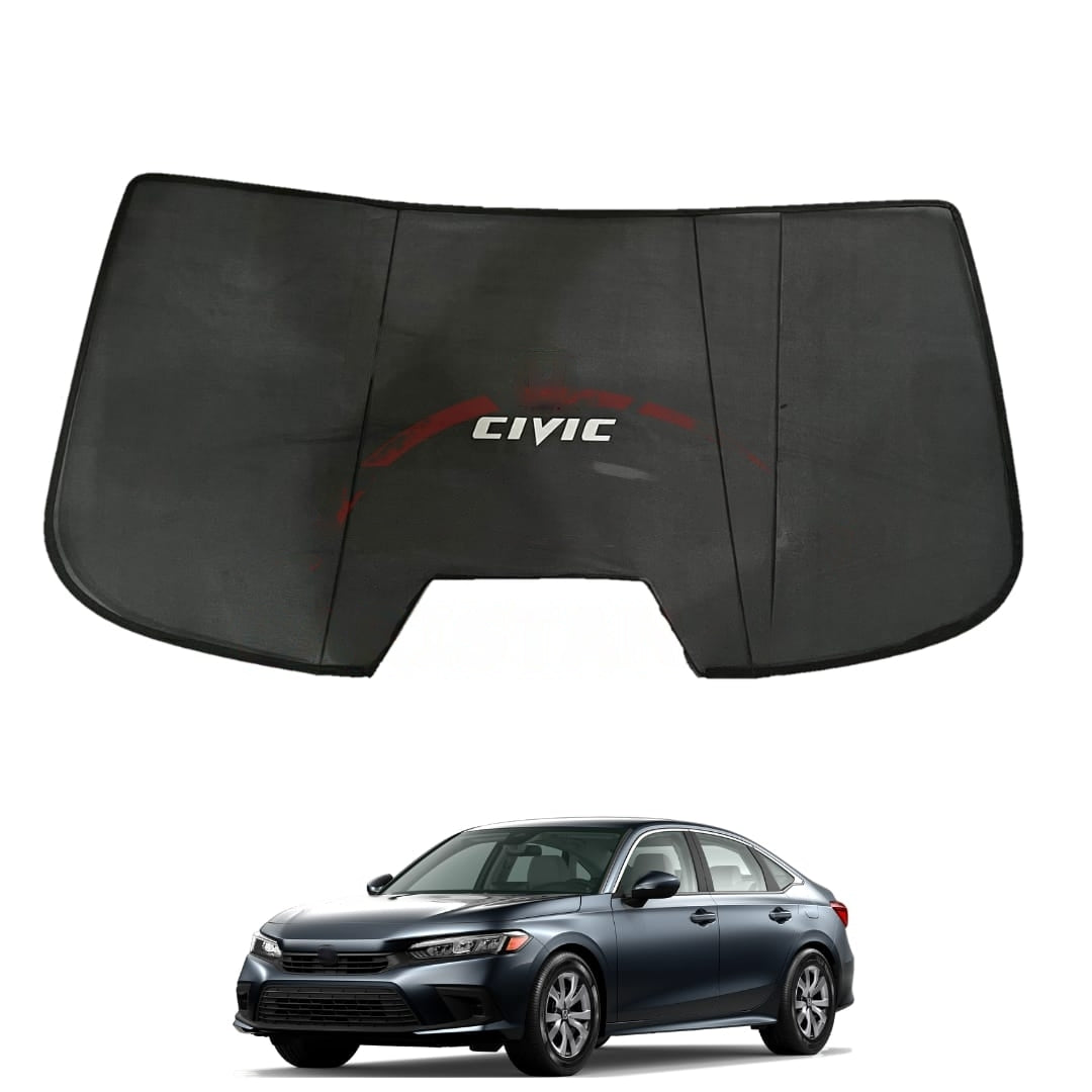 Car Curtain Back Fix Honda Civic 2022 Black