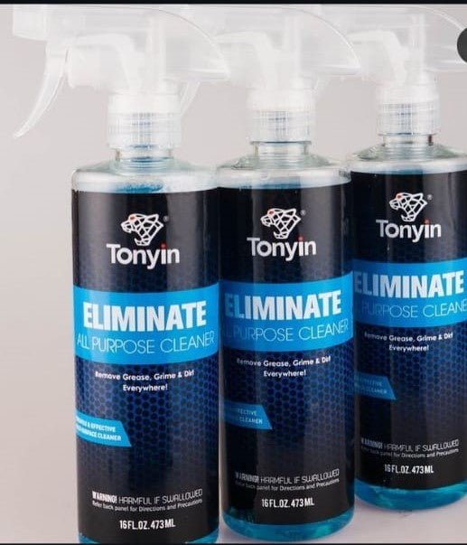 Car Multi Purpose Cleaner Tonyin Plastic Bottle Pack 473Ml Eliminate Tn08 (China)