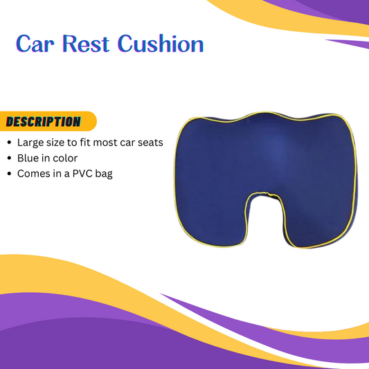 Car Bottom Cushion Fabric/Gel Material Large Size Blue 01 Pc/Pack Pvc Bag Pack (China)