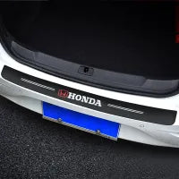 Car Rear Bumper Anti-Scratch Protector/Sill/Patti 3D Cf Tape Type Fitting Outer Side Black/Red Honda Logo   Large Size (China)