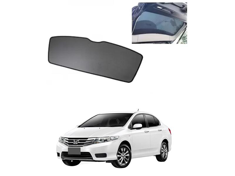 Car Curtain Back Fix Honda City 2021 With Logo Black (China)