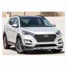 Body Kit/Lip Front + Back Sides Hyundai Tucson 2021 Aero Design Abs Material Without Light 02 Pcs/Set Silver Colour (China)