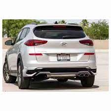 Body Kit/Lip Front + Back Sides Hyundai Tucson 2021 Aero Design Abs Material Without Light 02 Pcs/Set Silver Colour (China)