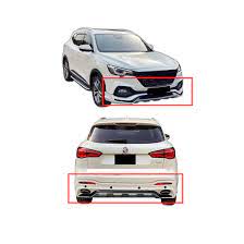 Body Kit/Lip Front + Back Sides Mg Hs 2021 Modulo Design Fgm Without Light 02 Pcs/Set Solid Black Colour