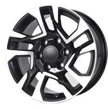 Alloy Wheel Rims Replacement Type Design  Toyota Fortuner 2021 18"  Machine Black 04 Pcs/Set (China)