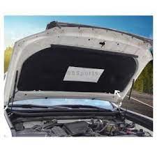 Automotive Hood Sound & Paint Insulation Pad / Bonnet Namda Toyota Land Cruiser 2016-2021 Oem Fitting W/Clips Black 01 Pc/Set