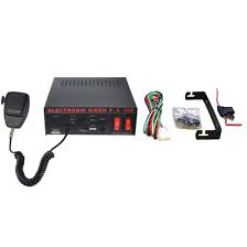Automotive Electronic Siren (With Amplifier + Speaker + Pa System) 150W 12V (China) Standard Quality Fy-100 Multiple Sounds