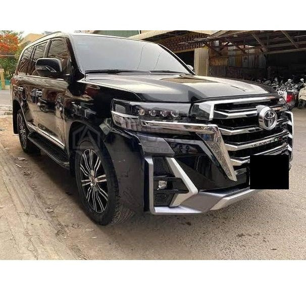 Face Up Lift Limgene Design Toyota Landcruiser Fj-200 2016 Plastic Material Only Front Side Solid Black Colour 06 Pcs/Set (China)